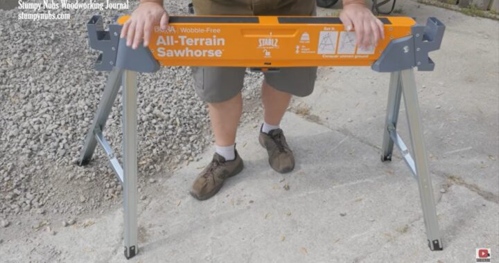 All-Terrain Sawhorse for Woodworking
